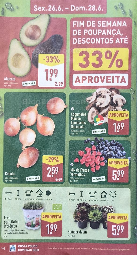 Antevisão Folheto ALDI Promoções de 22 a 28 junho